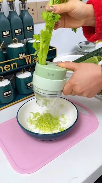Cortador eléctrico de verduras